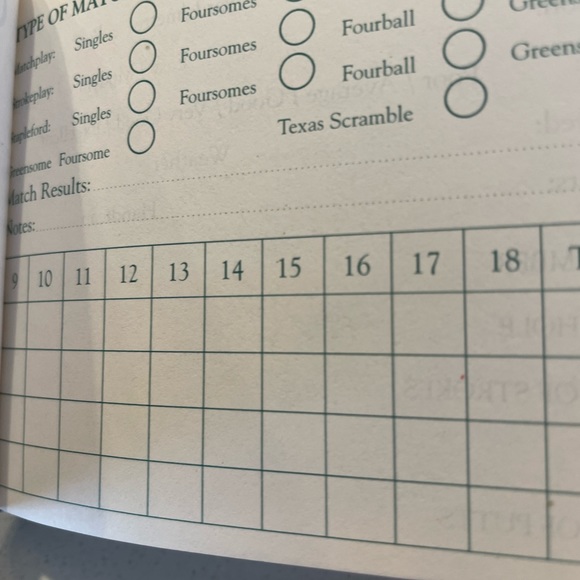 Authentic St. Andrew golf register - Picture 10 of 11